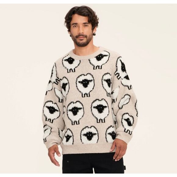 Target x Woolrich Adult Sheep Print Pullover Sweater – Size XXL - Picture 2 of 4